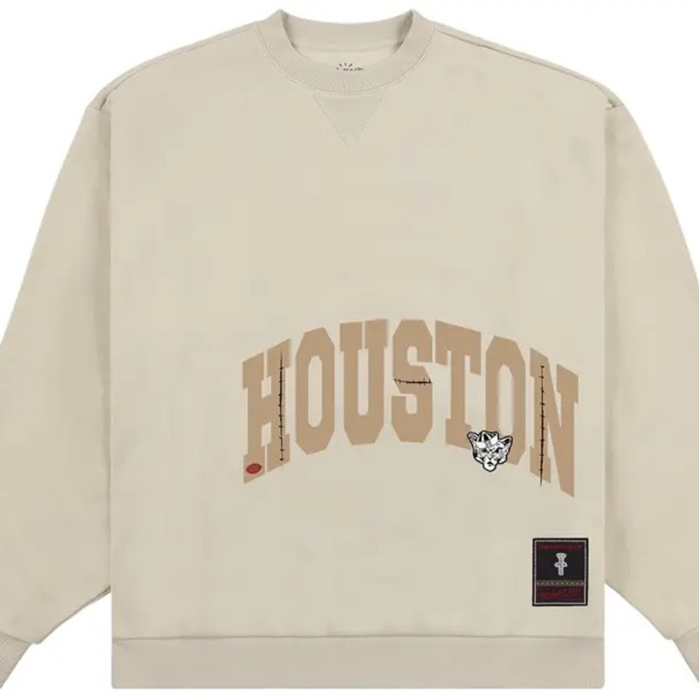 Cactus Jack by Travis Scott Beige Crewneck Sweater